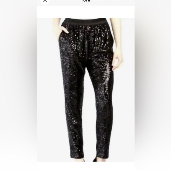 Ramy Brook pull on sequin pants, med - Picture 1 of 3